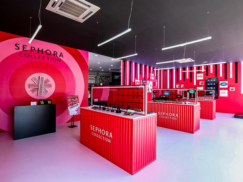 丝芙兰SEPHORA—快闪店搭建