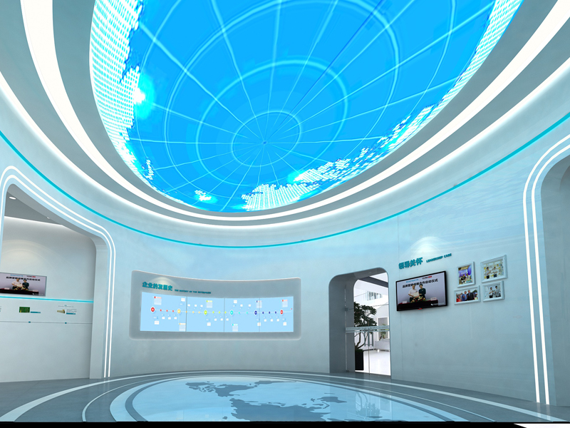 罗曼智能——科技展厅设计装修